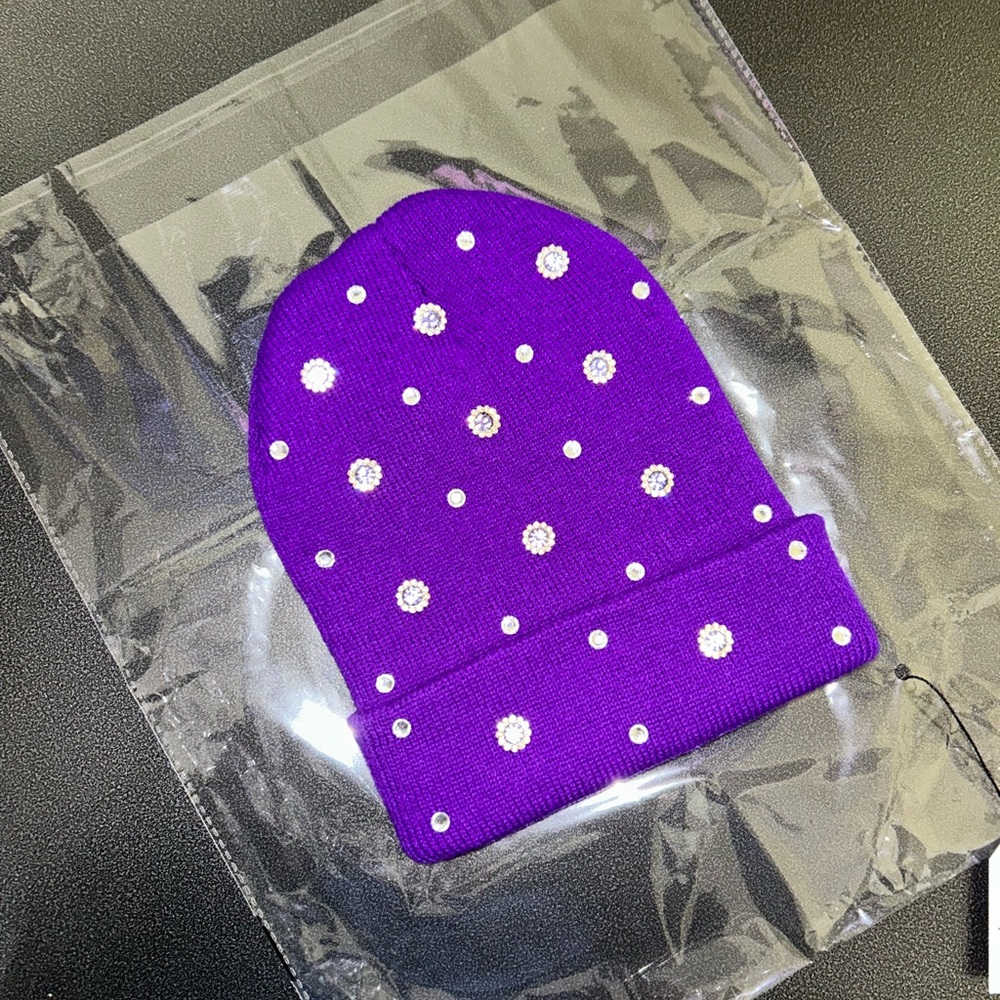 “Amethyst Ice” Beanie